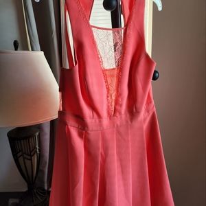 Coral dress
